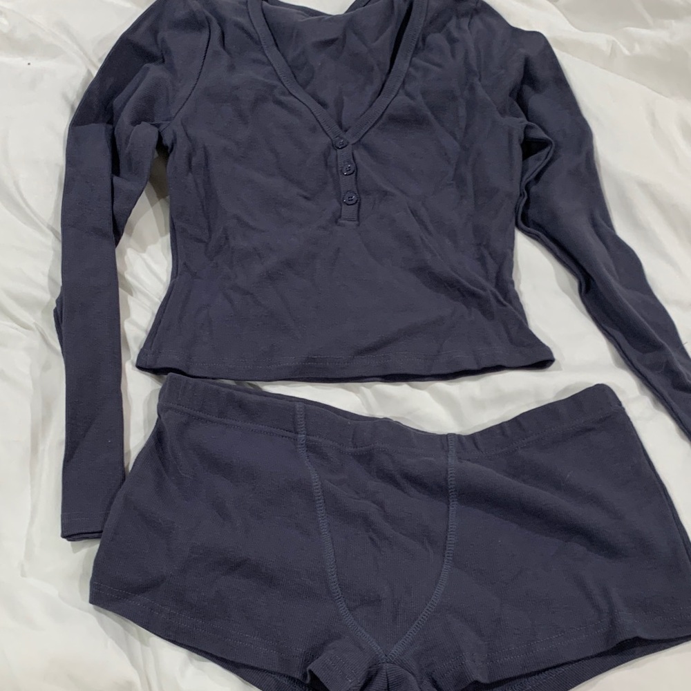 Women's Charcoal edikted Sleepwear Set L